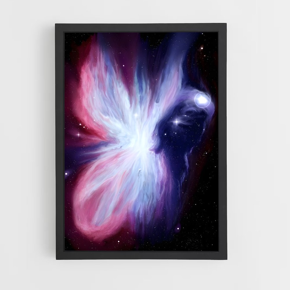 Poster Nébulosité Papillon – affiche Nébuleuses (vue 2)